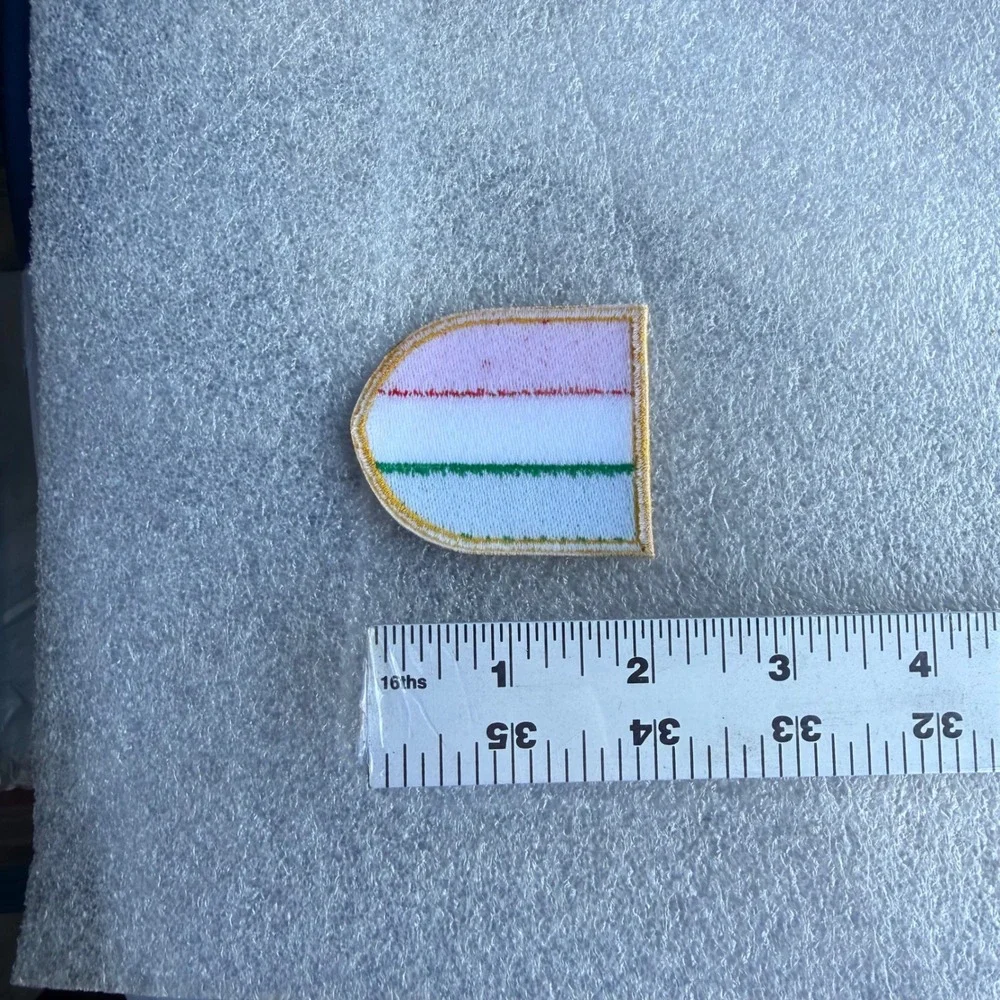 Italian Flag Shield Crest Embroidered Patch Iron‎ On Sew On Italy Souvenir